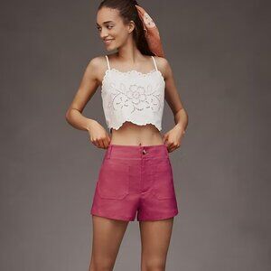 Anthropologie The Colette Linen Blend Shorts by Maeve 31 new with tag nwt